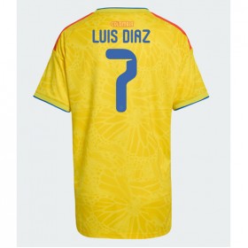 Colombia Luis Diaz #7 Hemmakläder Dam VM 2026 Kortärmad